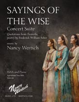 Sayings of the Wise SSAA Vocal Score cover